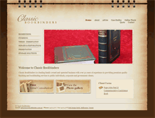 Tablet Screenshot of classicbookbinders.com.au